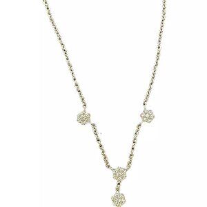 Beautiful Hammerman Brothers Minimalist Flower Diamond 14k white gold necklace